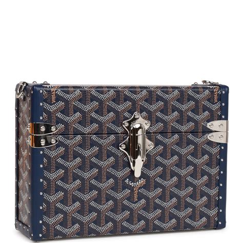 goyard cassette trunk bag|goyard trunk clutch bags.